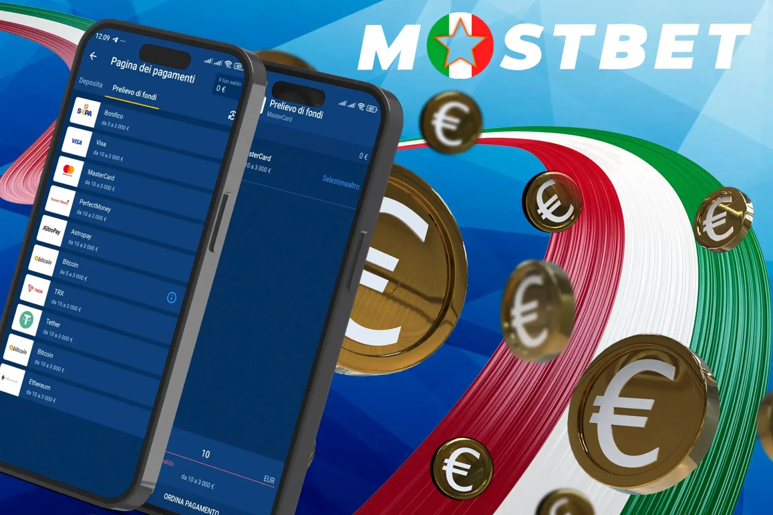 Prelievo dal Mostbet