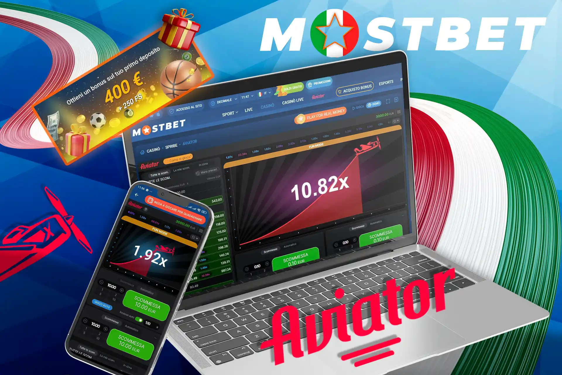 Gioca al miglior gioco Aviator su Mostbet e ricevi un bonus di benvenuto