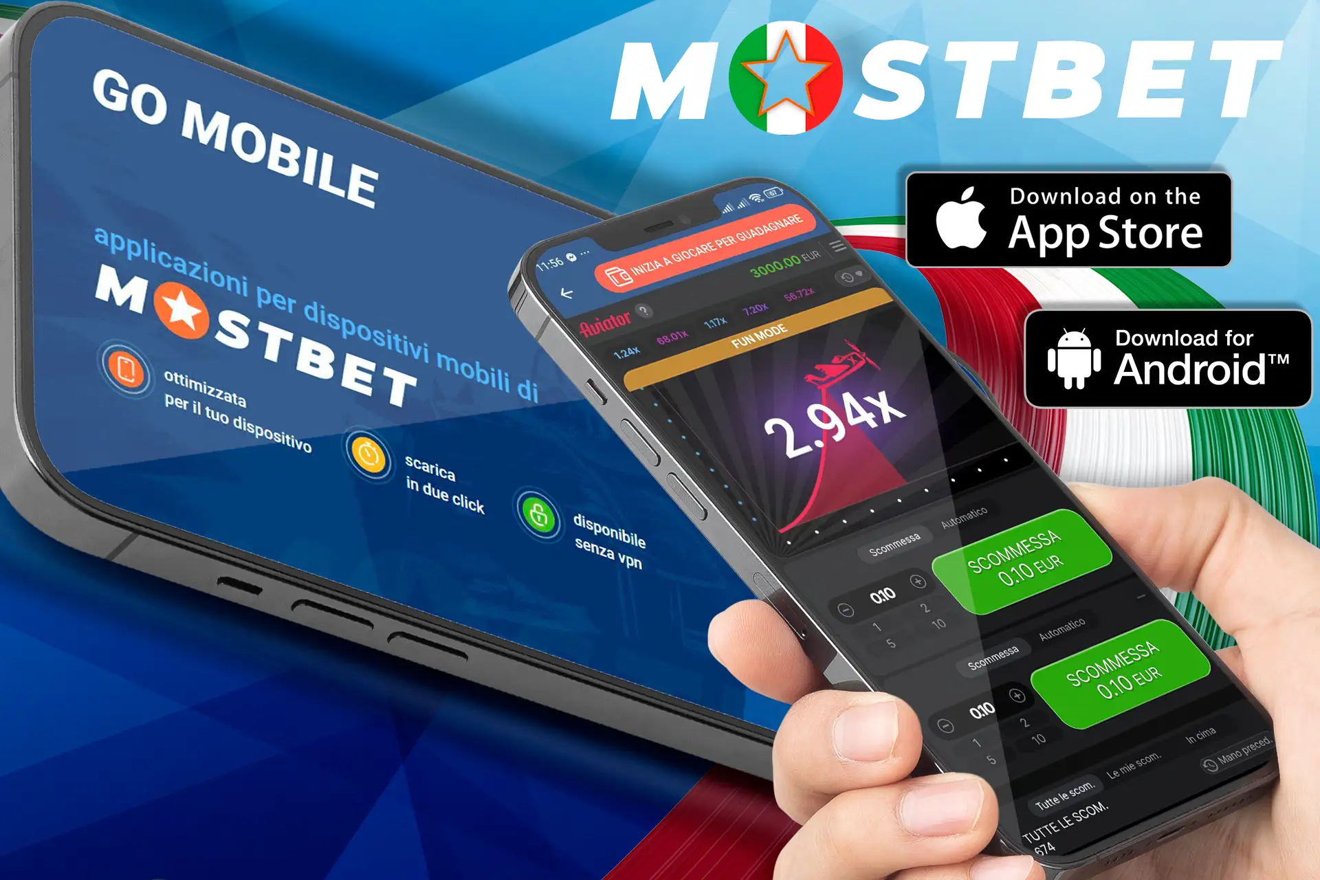 Gioca ad Aviator utilizzando una comoda applicazione mobile di Mostbet