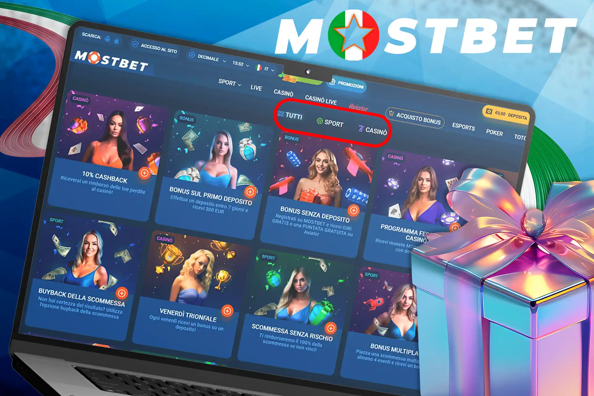 Scopri il programma bonus di casinò e bookmaker