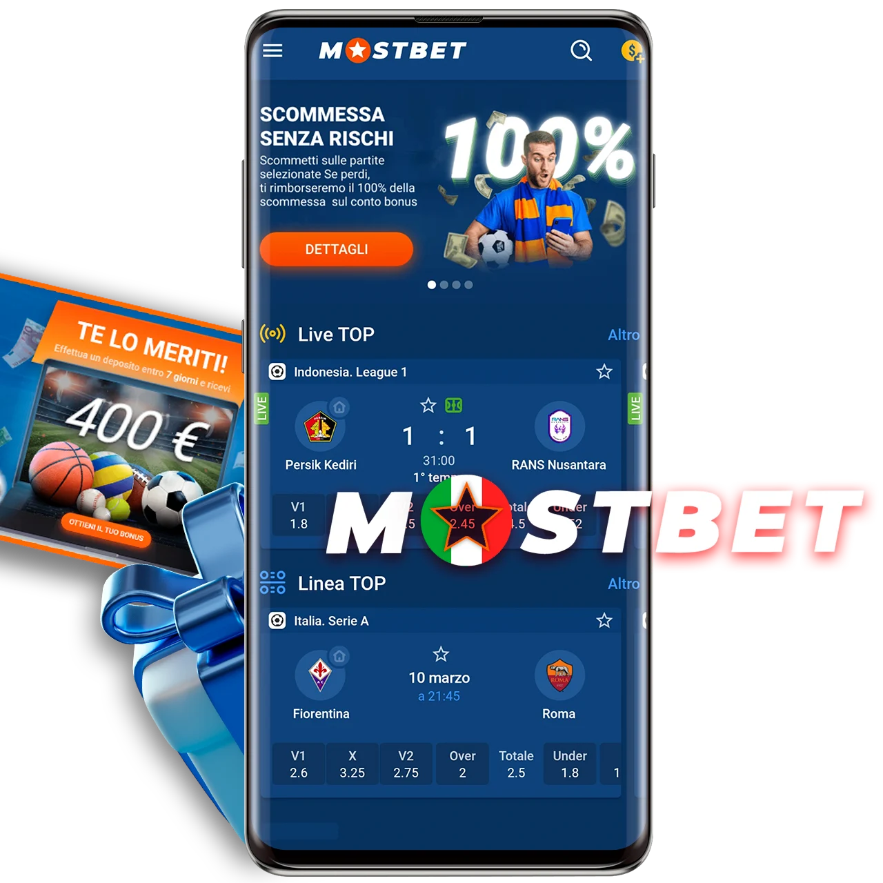 Benvenuto su Mostbet Italia, registrati e ricevi il tuo bonus di benvenuto